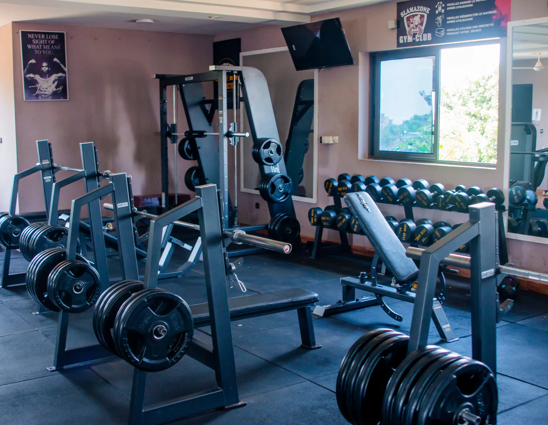 slamazone gym club 5